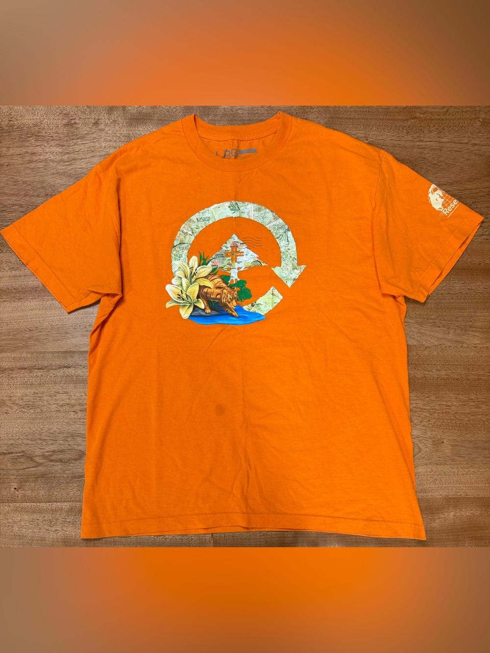 LRG - Men’s Orange T-Shirt, Size XL